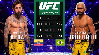 MARLON VERA vs DEIVESON FIGUEIREDO FULL FIGHT UFC ABU DHABI [upl. by Hathcock105]