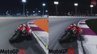 MotoGP 23 Vs MotoGP 24 Comparison [upl. by Bili292]