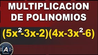 Saber resolver MULTIPLICACION DE POLINOMIOS Polinomio por Polinomio [upl. by Ongineb]