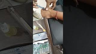 Blood sample collection in syringe 💉shorts nursing viralvideo youtubeshorts blooddonation [upl. by Godred]