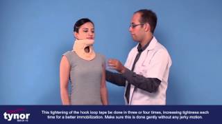 How to wear Tynor Cervical Orthosis Philadelphia [upl. by Terryl]