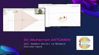 Canlı GeoGebra Dersleri ile Matematik Enstitüsündeyim [upl. by Clayson631]