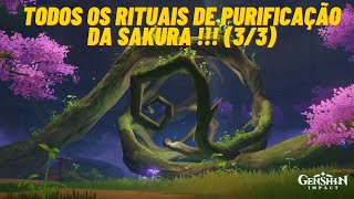 Complete Ritual Sagrado de Purificação Sakura 33  Genshin Impact [upl. by Suhpoelc]