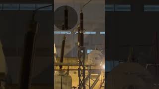 High Voltage Bushing Sound 230kV Transformer btgkhmer [upl. by Post]