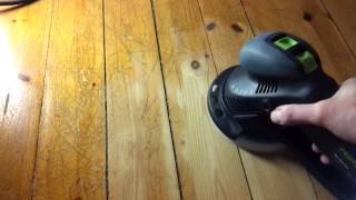 Slipa golv med Festool Rotex RO150 [upl. by Patsy]