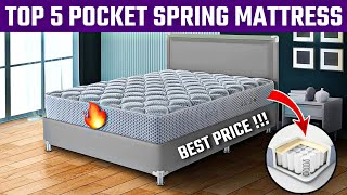 Top 5 Best Pocket Spring Mattress In India 2024  Pocket Spring Mattress Review 2024 [upl. by Guidotti417]