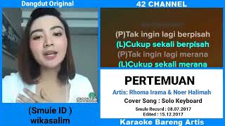 Pertemuan Smule No Vocal Bareng Artis Wika Salim Duet Enak Smule [upl. by Eekaz]