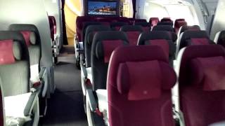 Qatar Airways A380 upper deck economy cabin [upl. by Tniassuot]