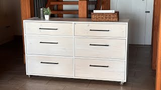 DIY Dresser Plans  Easy to Customize Size [upl. by Nnoj605]