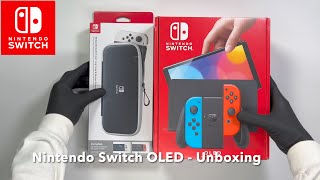 NEW Nintendo Switch OLED  Unboxing amp Gameplay [upl. by Wilder501]