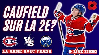 Canadiens VS Sabres 11 novembre 2024 LIVE [upl. by Maximilien]