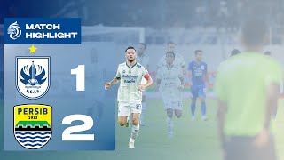 Highlights  PSIS Semarang VS PERSIB Bandung  Pekan 9 [upl. by Shelbi]