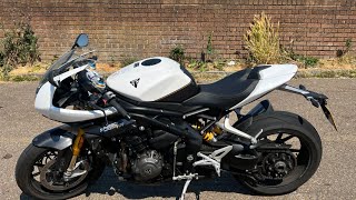 Triumph Speed Triple 1200RR  First ride [upl. by Nyledam473]