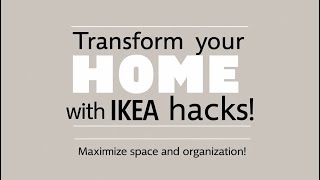 10 Genius IKEA Hacks for Clever Storage Solutions [upl. by Tindall]