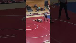 Bedford Super 6 Duals Match 4 Brett Woodlock wrestling [upl. by Atiuqel52]