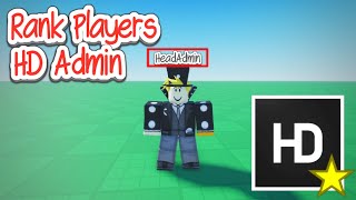 How to Rank with HD Admin on Roblox 2024 [upl. by Derman]