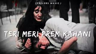 Teri Meri Prem Kahani  SlowedReverb  Feelers Music [upl. by Anoif782]