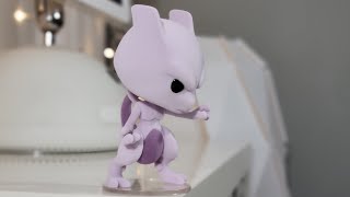 Unboxing Flocked Mewtwo  SDCC 2020 Exclusive Funko Pop  October 2020 [upl. by Roswell197]