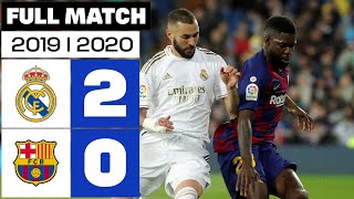 Real Madrid vs FC Barcelona 20 20192020 PARTIDO COMPLETO [upl. by Lakim]