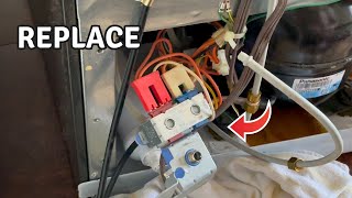 How to Replace Your Fridge Water Inlet Valve  Slow water Stream [upl. by Nnaaihtnyc]