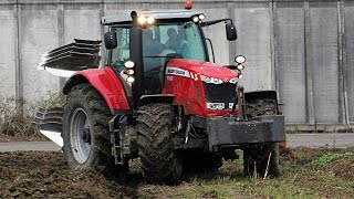 MASSEY FERGUSON 7726 Dyna6  ERMO 4 aliARATURAPlowing [upl. by Brandwein]