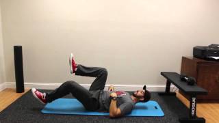 Ab Exercises for Core Bracing  Heel Taps [upl. by Aynekat]