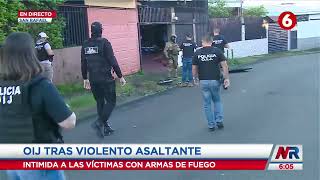 OIJ busca a un violento asaltante de peatones en Heredia [upl. by Lucila]