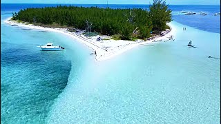 Sandy Cay West End Bahamas Single Engine trip from Florida in a 21 feet Crooked Pilot House Boat [upl. by Wallach]