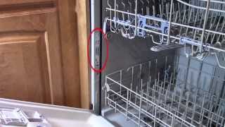 Dishwasher repair  Leaking from bottom of door  troubleshooting Whirlpool [upl. by Tobye86]