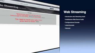 Tutorial Web Streaming Audio per Web Radio Nicecast e listen2myradio [upl. by Lorant]