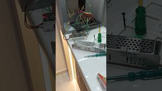 12 module switch board connection  10a led driver installation 🤔 viral driver shorts electric [upl. by Bovill10]