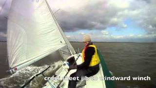 J80 Solo upwind 1015 knots [upl. by Daukas]