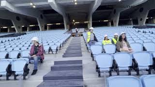 Fase final de las obras de Marcador Centenario en el estadio de Balaídos  Metropolitano [upl. by Dario348]