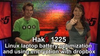 Hak5 12251 Linux laptop battery optimization and using encryption with dropbox [upl. by Timofei]