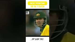 Ricky Pontings Explosive 30 Runs in One Over  FirstEver T20 Match Highlights cricket [upl. by Zsazsa108]