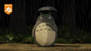 Creating Totoro in Blender [upl. by Cordula700]