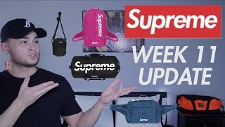 Supreme Drop Week 11 SS17 UPDATE CORDURA BAGS [upl. by Heeley]