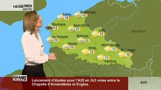 Les Prévisions Météo du 14 Juillet 2017 Lille [upl. by Atinele]