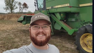 John Deere 6620 Harvesting 2023 Corn [upl. by Yemac]