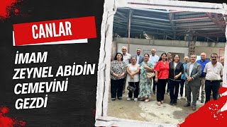 CANLAR İMAM ZEYNEL ABİDİN CEMEVİNİ GEZDİ [upl. by Neumark]