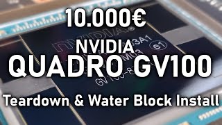 Working on a 10000€ NVIDIA Quadro GV100 Graphics Card [upl. by Ricker]