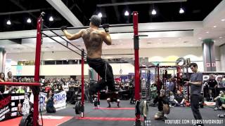 Battle of the Bars  Los Angeles Fit Expo 2013 Freestyle Calisthenics Contest [upl. by Mackey]