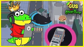 Lets Play Holeio on the iPad ESCAPE THE BLACK HOLE with Gus the Gummy Gator [upl. by Zulema979]