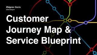 How to create Customer Journey Map amp Service Blueprint [upl. by Nivar]