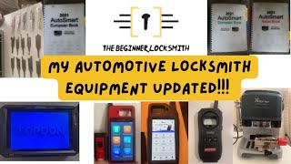 My Automotive Locksmith Equipment Updated [upl. by Seigler]