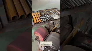 iron pipe rust removal grinding and polishing [upl. by Hanshaw511]