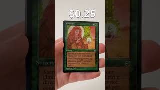 Opening a Magic The Gathering Homelands booster pack mtg [upl. by Ewnihc]