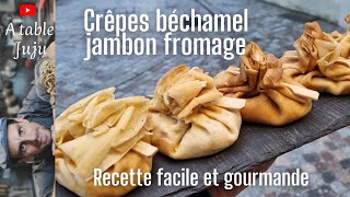 Crêpes jambon fromage [upl. by Feinleib]