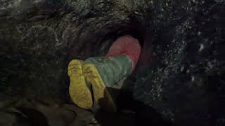 The Drainpipe Passageway in Goatchurch Cavern [upl. by Cordell]