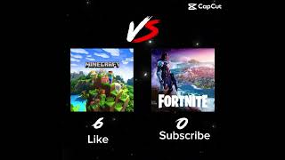 Fortnite vs Minecraft [upl. by Enomed]